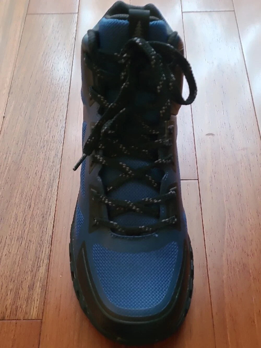 Men's Bass Outdoor Blue and Black Athletic Hiking Shoes